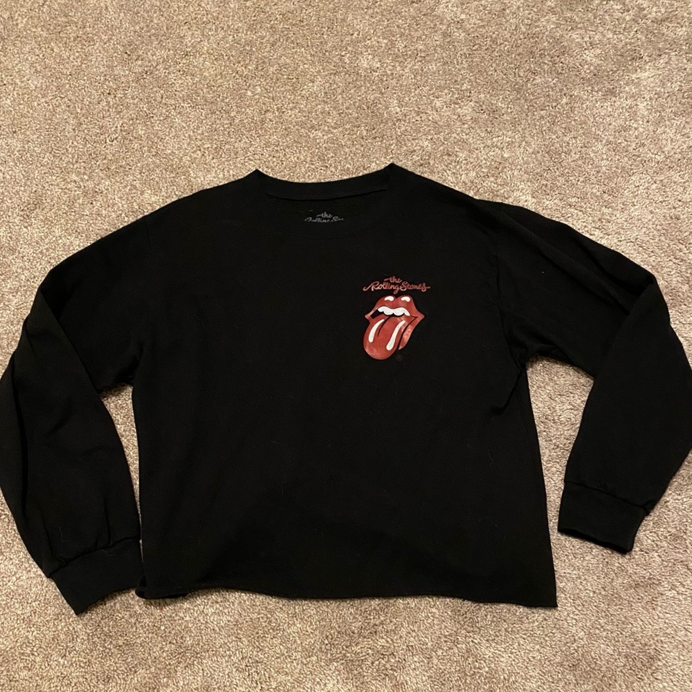 The Rolling Stones crop sweatshirt